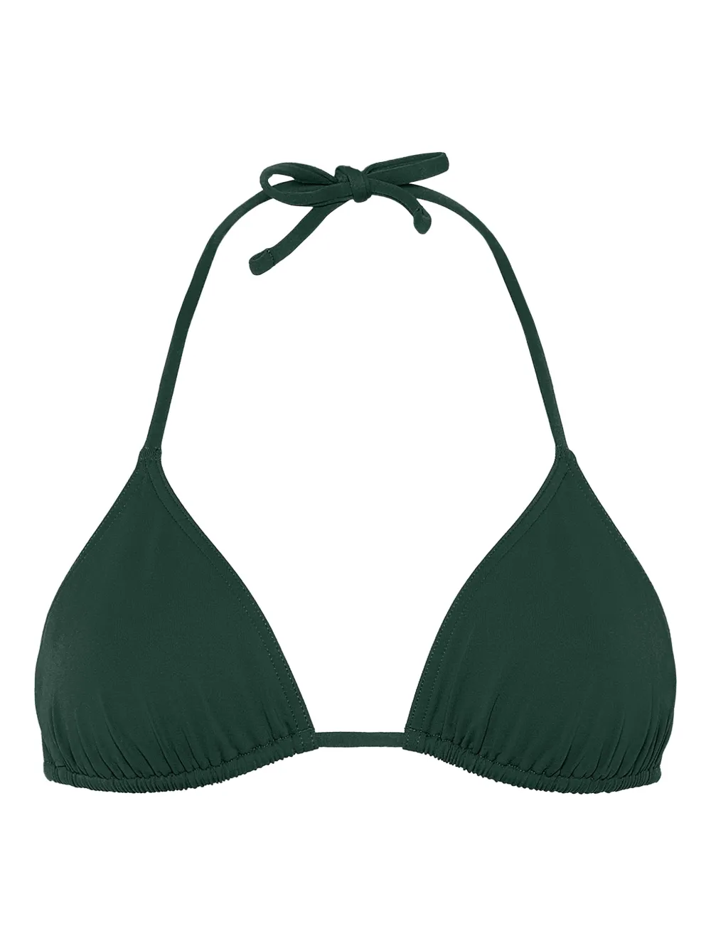 Eres Mouna Triangle Bikini Top In Green