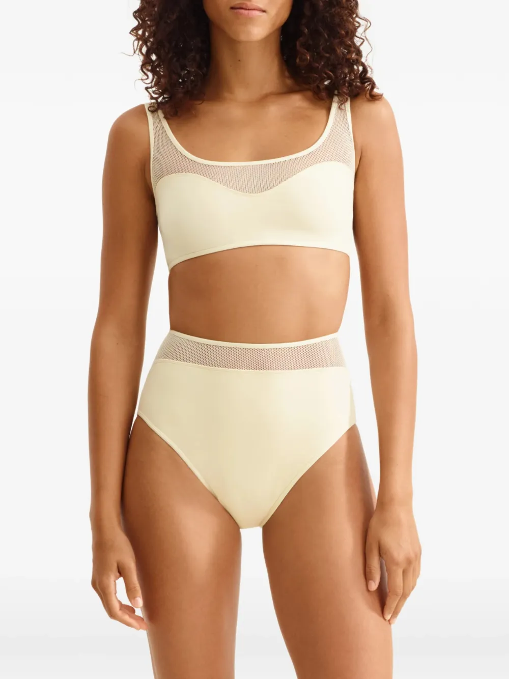 ERES Gloire high waist bikinislip Wit