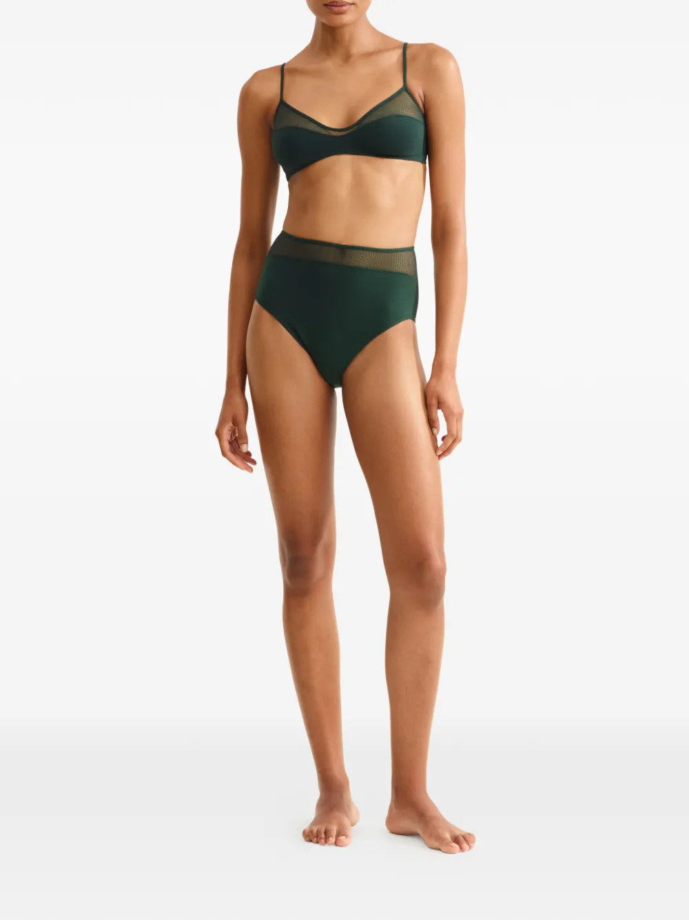 ERES Complice triangel bikinitop Groen