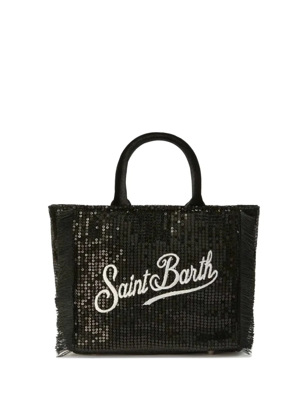 MC2 Saint Barth Kids fringed-detail tote bag - Nero