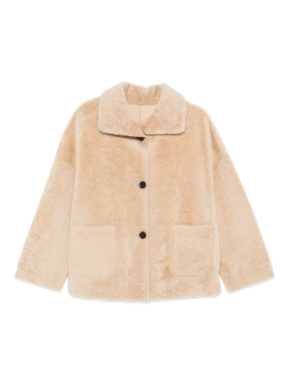 Arma Isabella reversible shearling coat - Toni neutri