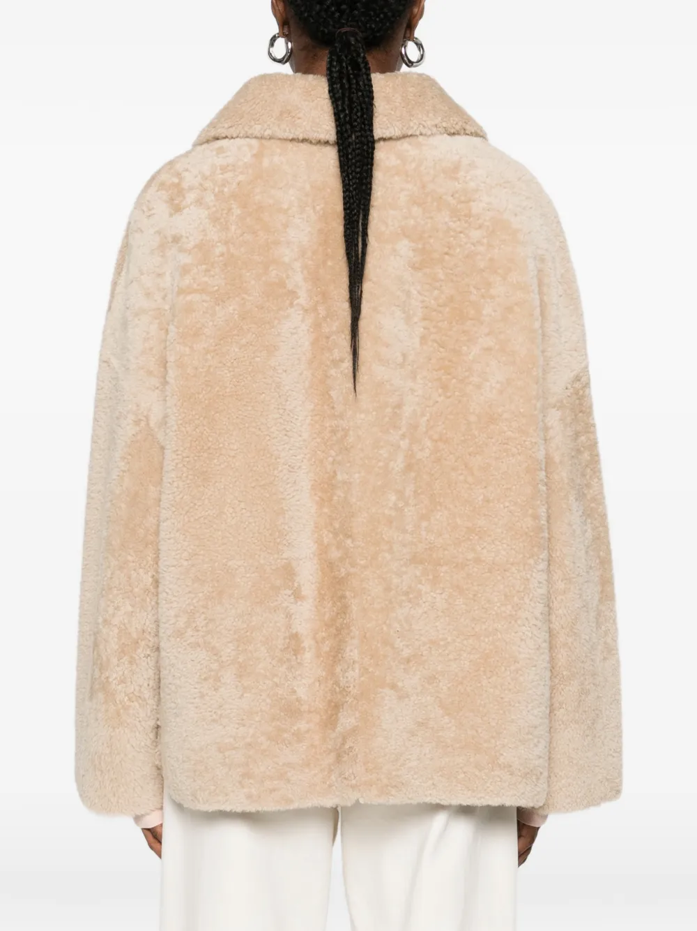 Arma Isabella omkeerbare lammy jas Beige