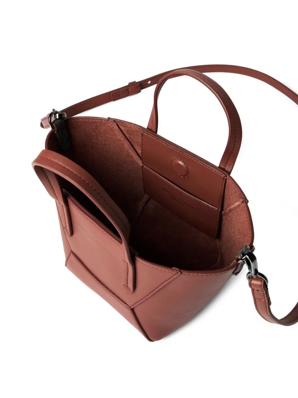 Mini Bc Duo Leather Tote Bag