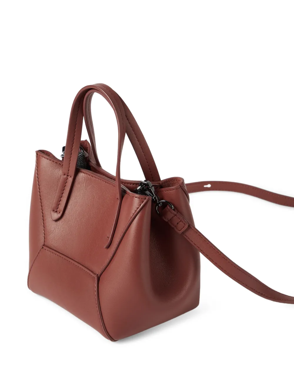 Mini Bc Duo Leather Tote Bag