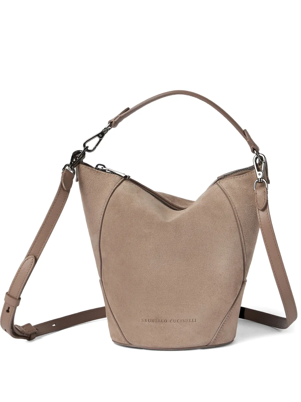 Brunello Cucinelli BC Duo bucket bag - Marrone