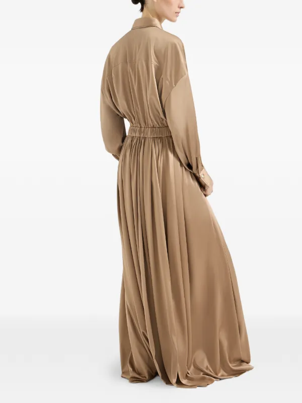 deep plunge halter long dress Halter Deep V Neck Backless Long Dress – Maimoco main image 1