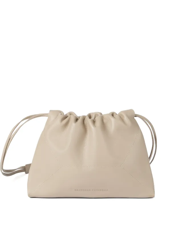Brunello Cucinelli BC Duo モニーレディテール レザーショルダー