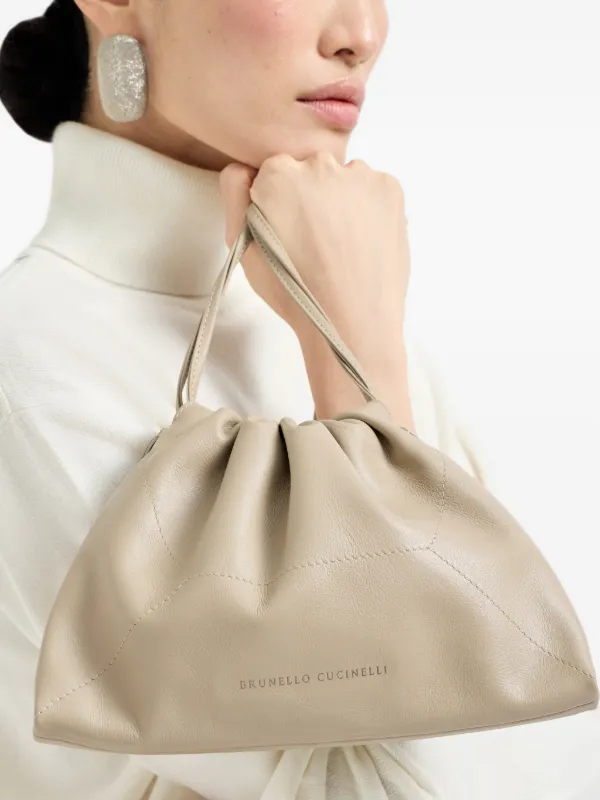 Brunello Cucinelli BC Duo モニーレディテール レザーショルダー