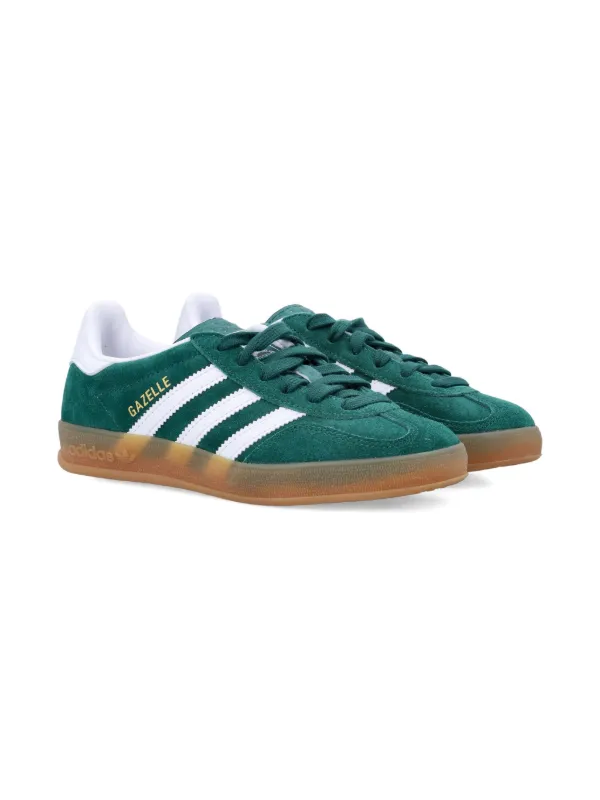Adidas Kids Gazelle Indoor Sneakers | Green | FARFETCH NZ