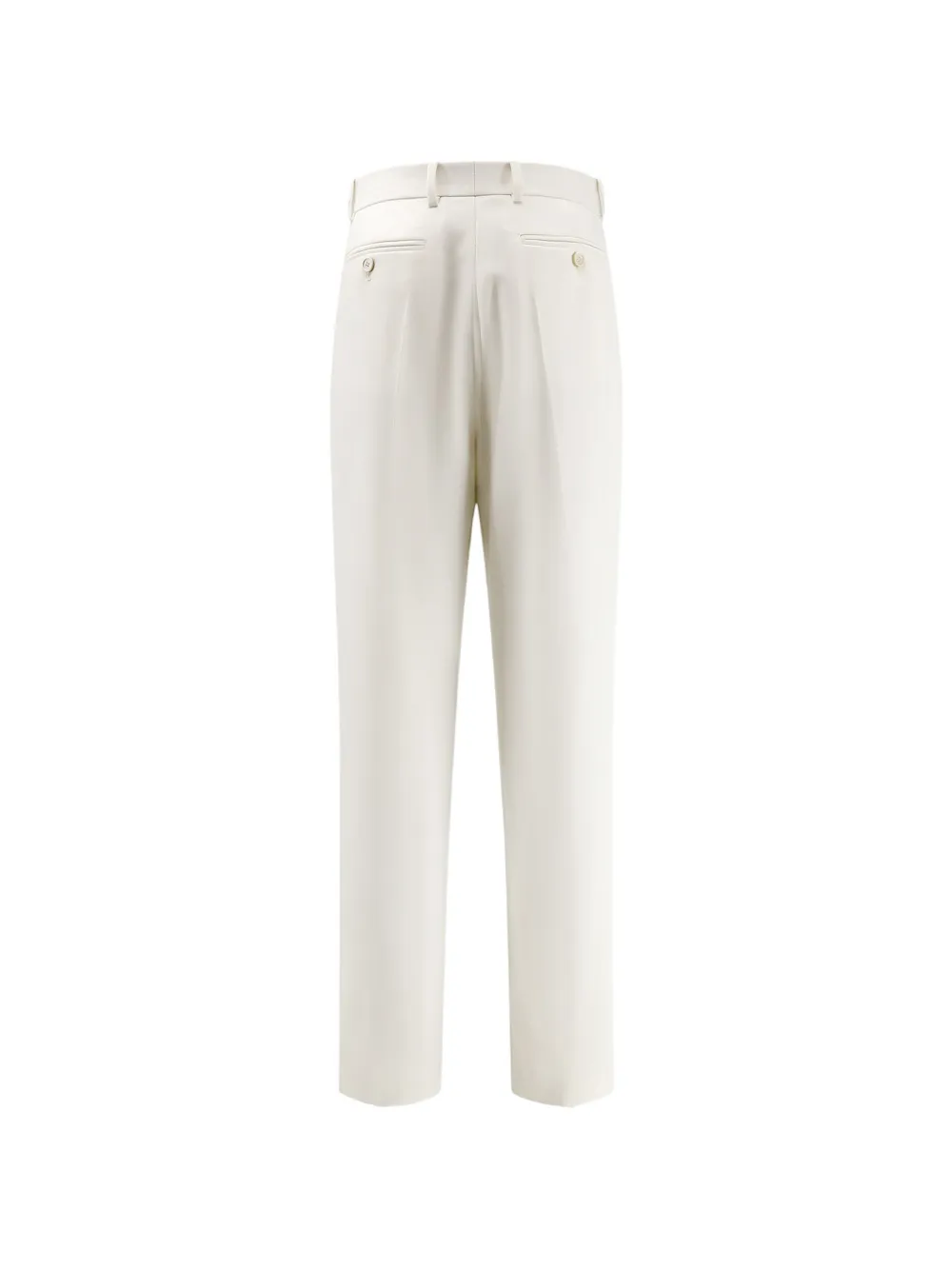 Givenchy Belt-loops Concealed-fastening Trousers In White