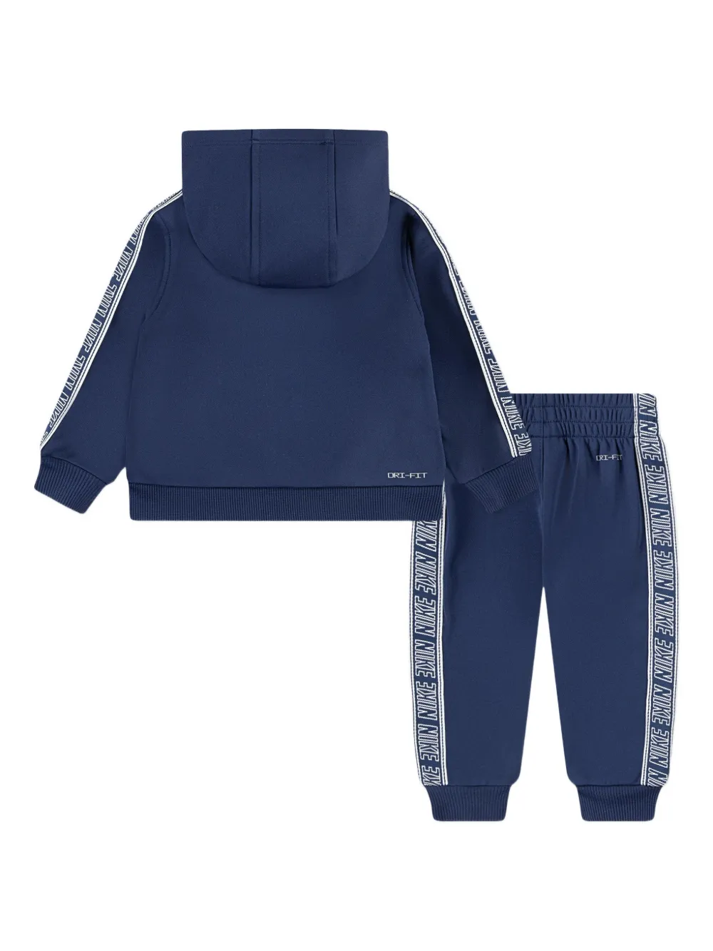 Nike Hooded Zip Propus Taping Hoodie & Joggers Set In Blue