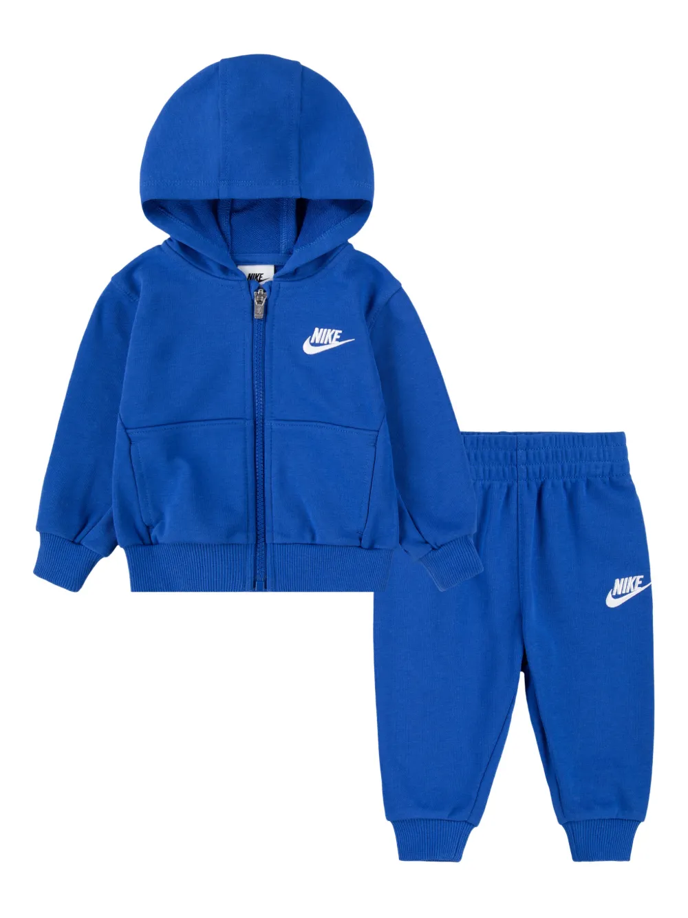 Nike Kids embroidered-logo zip tracksuit - Blu