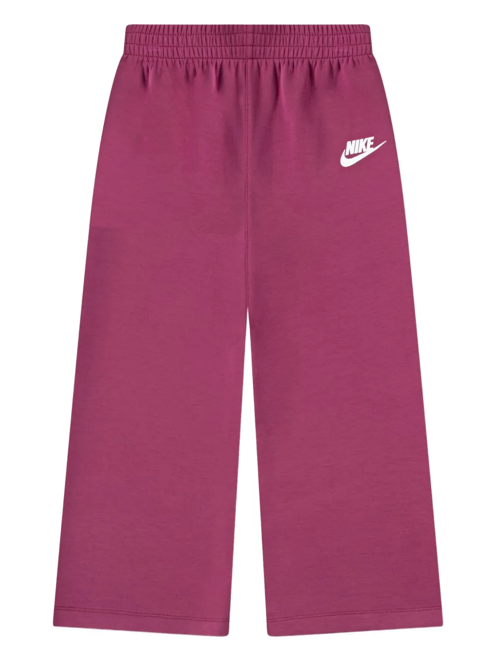 Nike Girls Crew Wide Leg Tracksuit In Purple