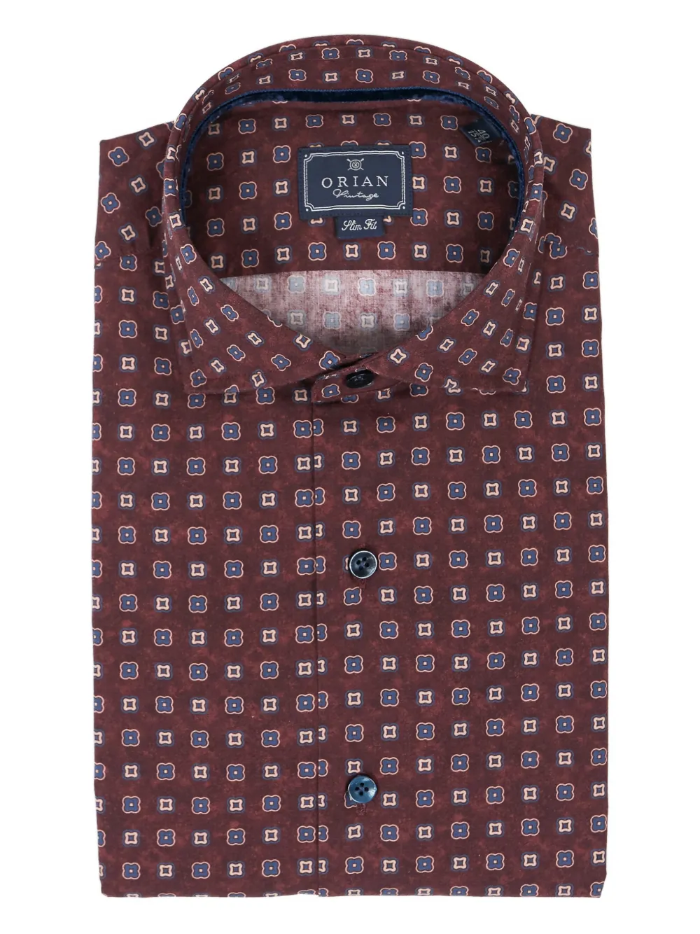 Orian pattern shirt | Red | Image 1