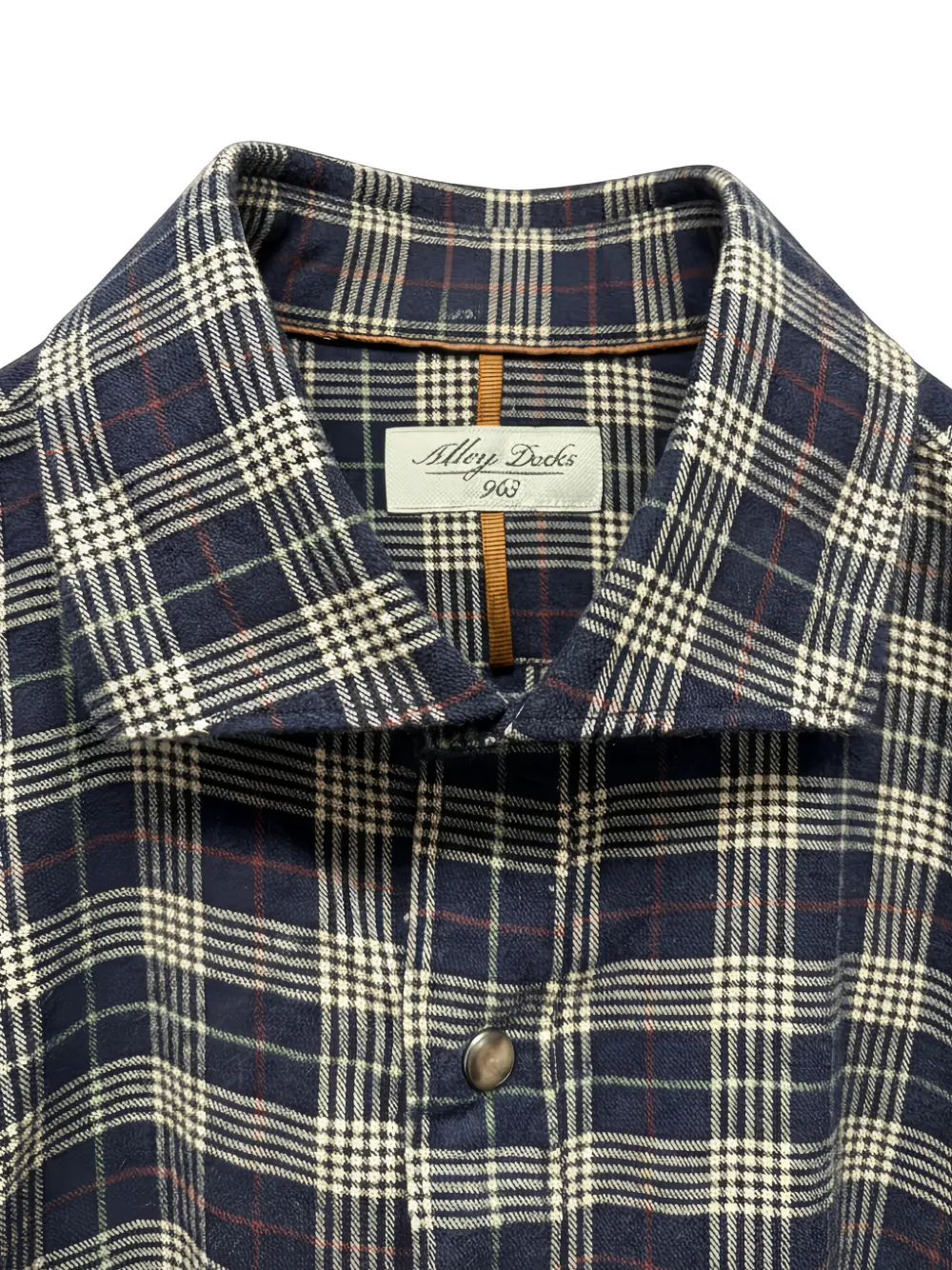 Alley Docks 963 Checked Shirt In Blue