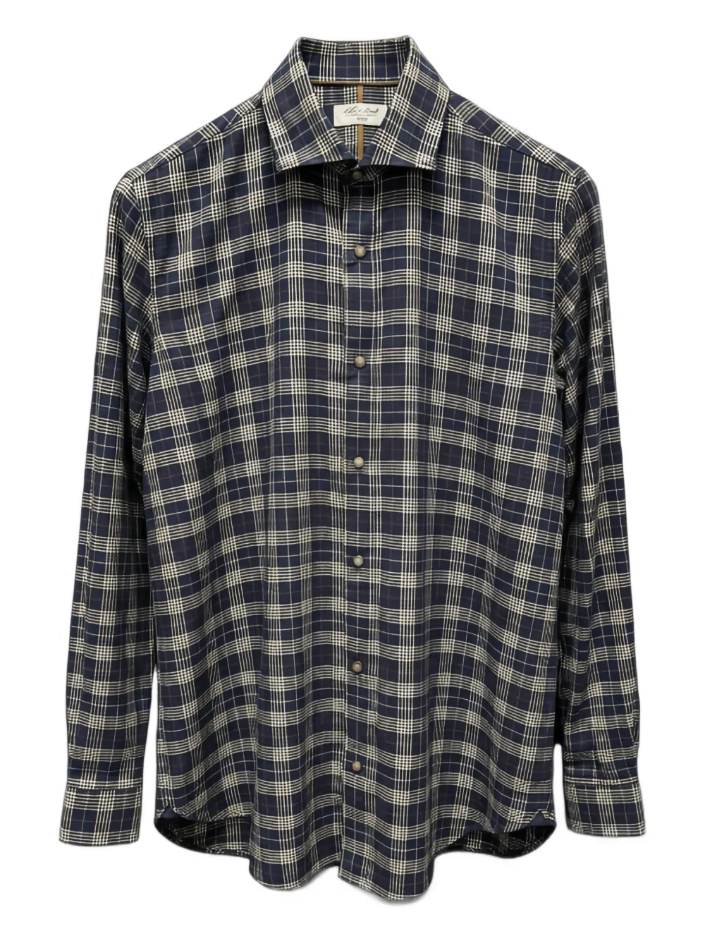 Alley Docks 963 Checked Shirt In Blue