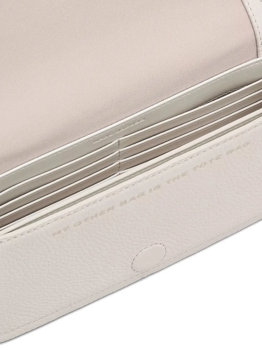 Marc Jacobs Embossed Strap Shoulder Bag In Neutral