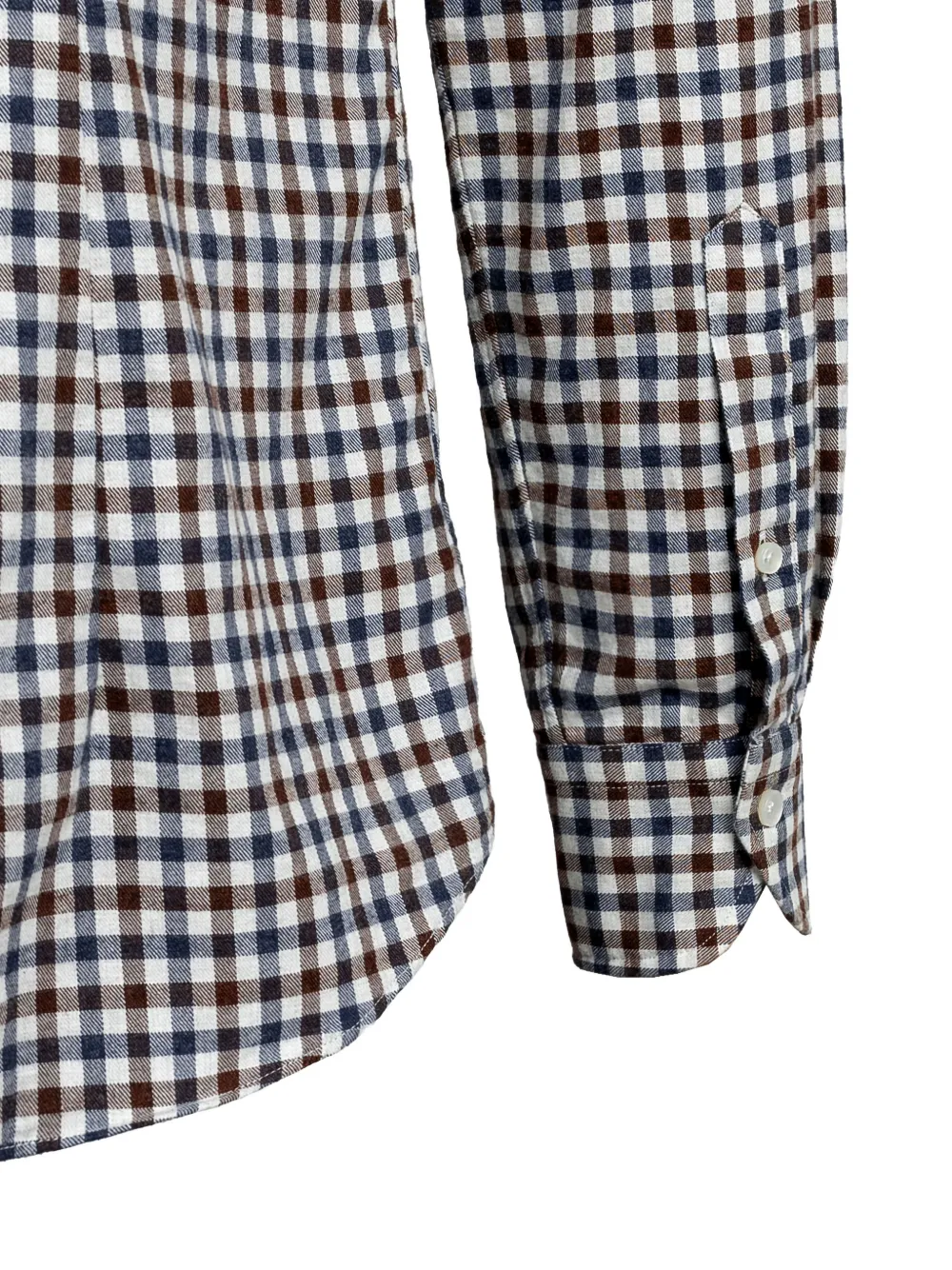 Xacus checked shirt Blauw
