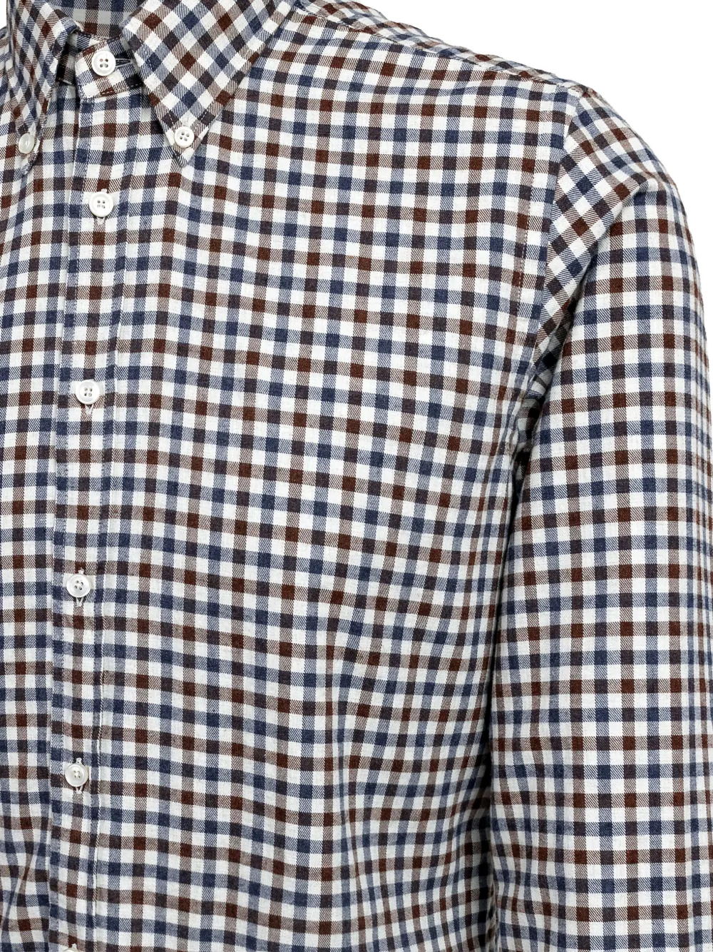 Xacus checked shirt Blauw