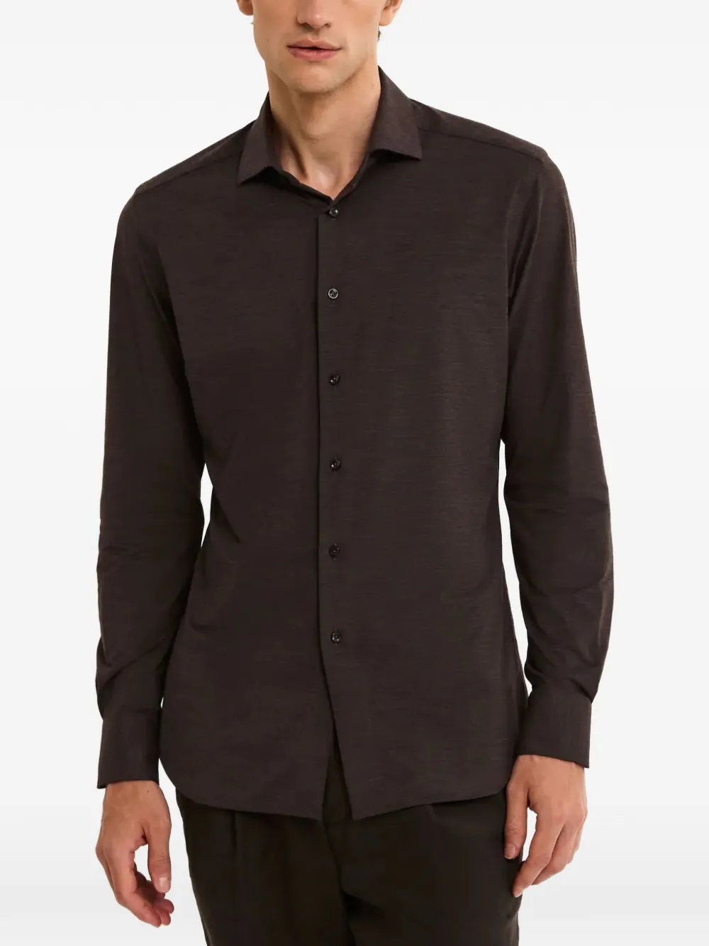 Xacus buttoned shirt - Bruin