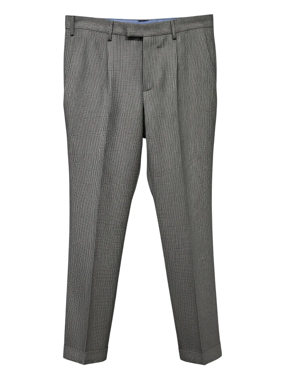 PT Torino textured pocketed straight-leg trousers | gris | Image 1