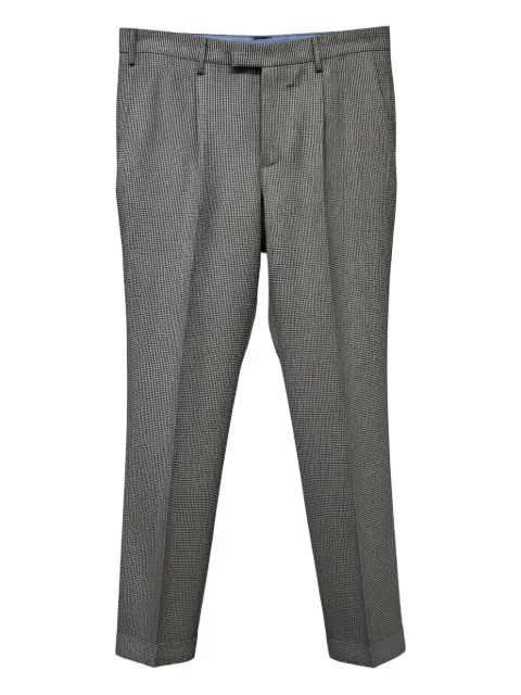 PT Torino textured pocketed straight-leg trousers