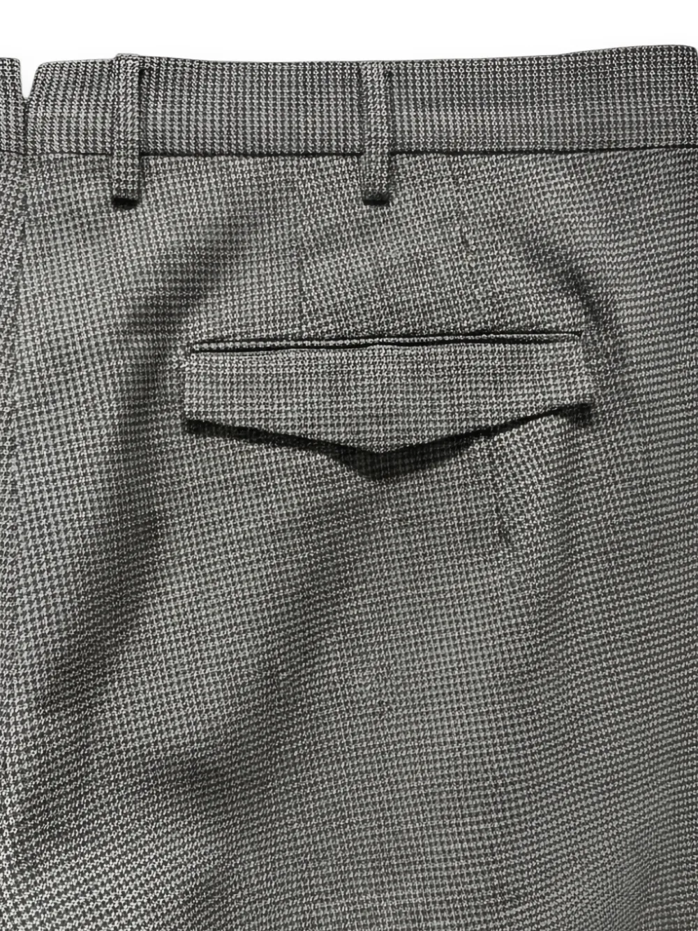 PT Torino textured pocketed straight-leg trousers Grijs