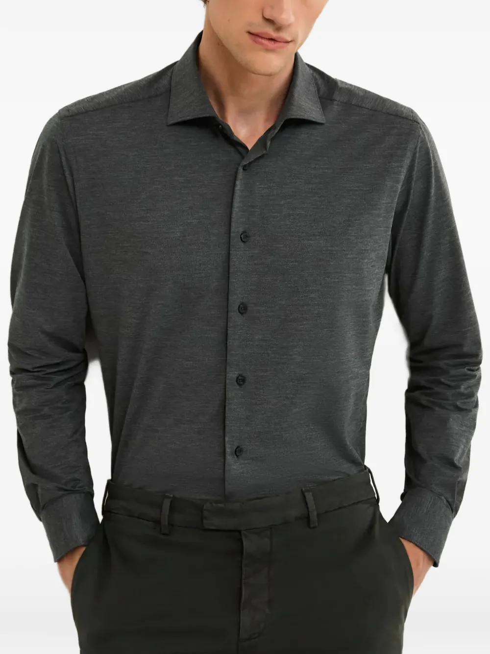 Xacus Buttoned Shirt In Gray