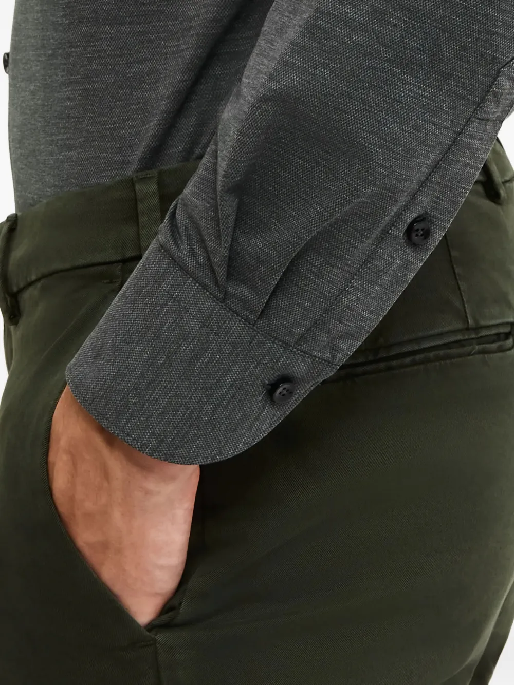 Xacus Buttoned Shirt In Gray