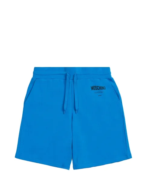 Moschino shorts con cordones en la pretina y logo