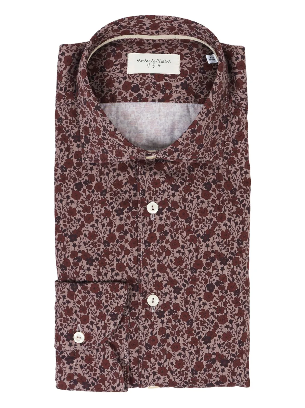 Tintoria Mattei floral-print shirt | Pink | Image 1