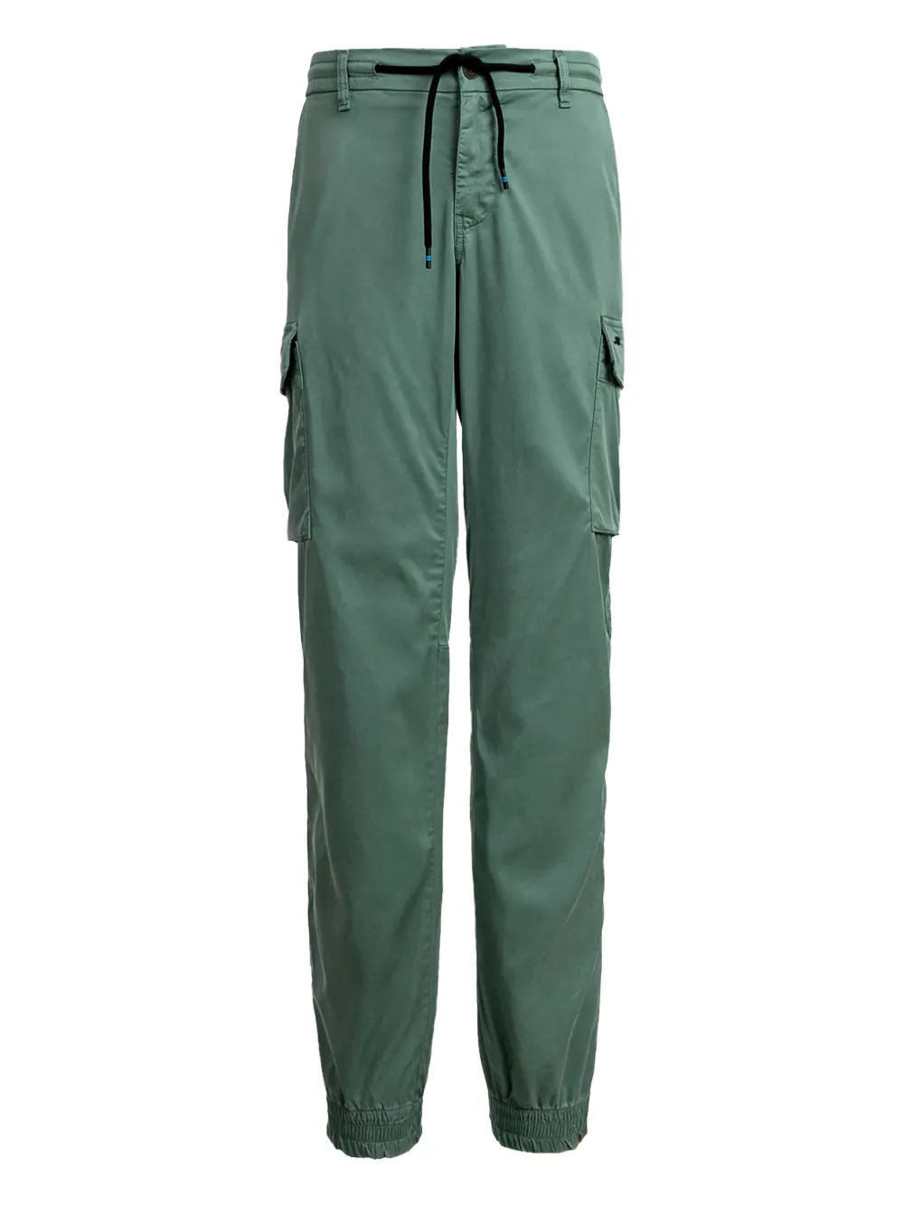 Mason's cargo drawstrings straight-leg trousers - グリーン Mason's cargo drawstrings straight-leg trousers - グリーン
