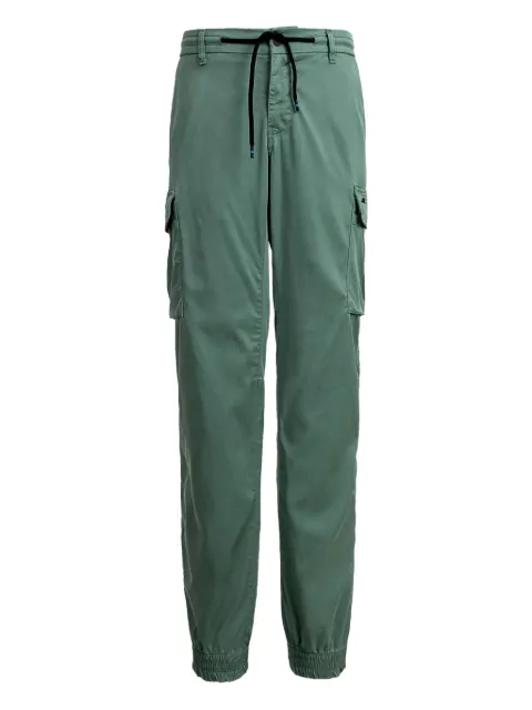 Mason's cargo drawstrings straight-leg trousers
