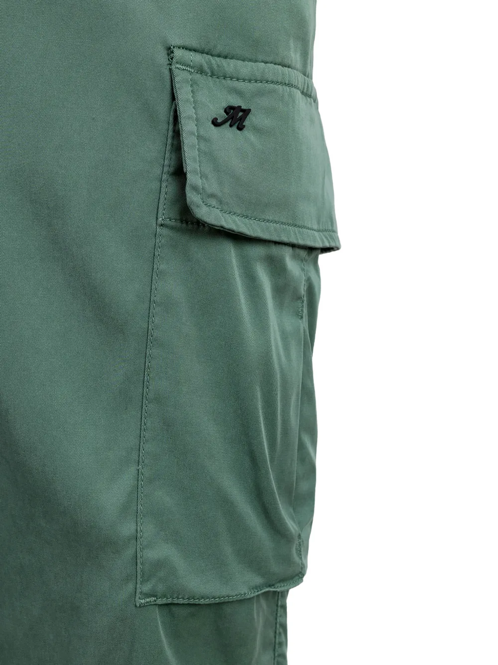 Mason's cargo drawstrings straight-leg trousers Groen