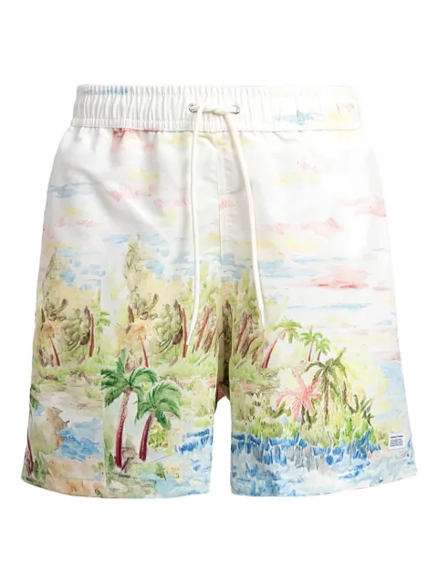Dean Edmonds drawstrings printed swim shorts