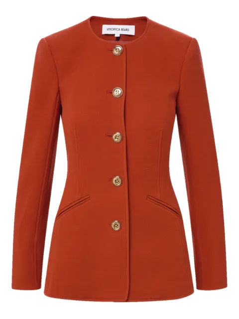 Veronica Beard Jessup collarless fitted jacket