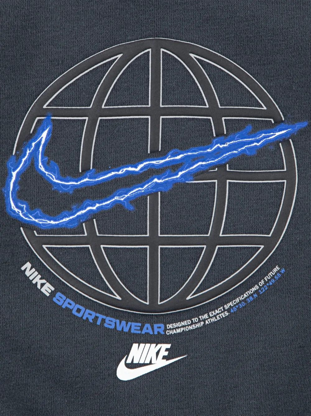 Nike Kids graphic-print tracksuit Grijs