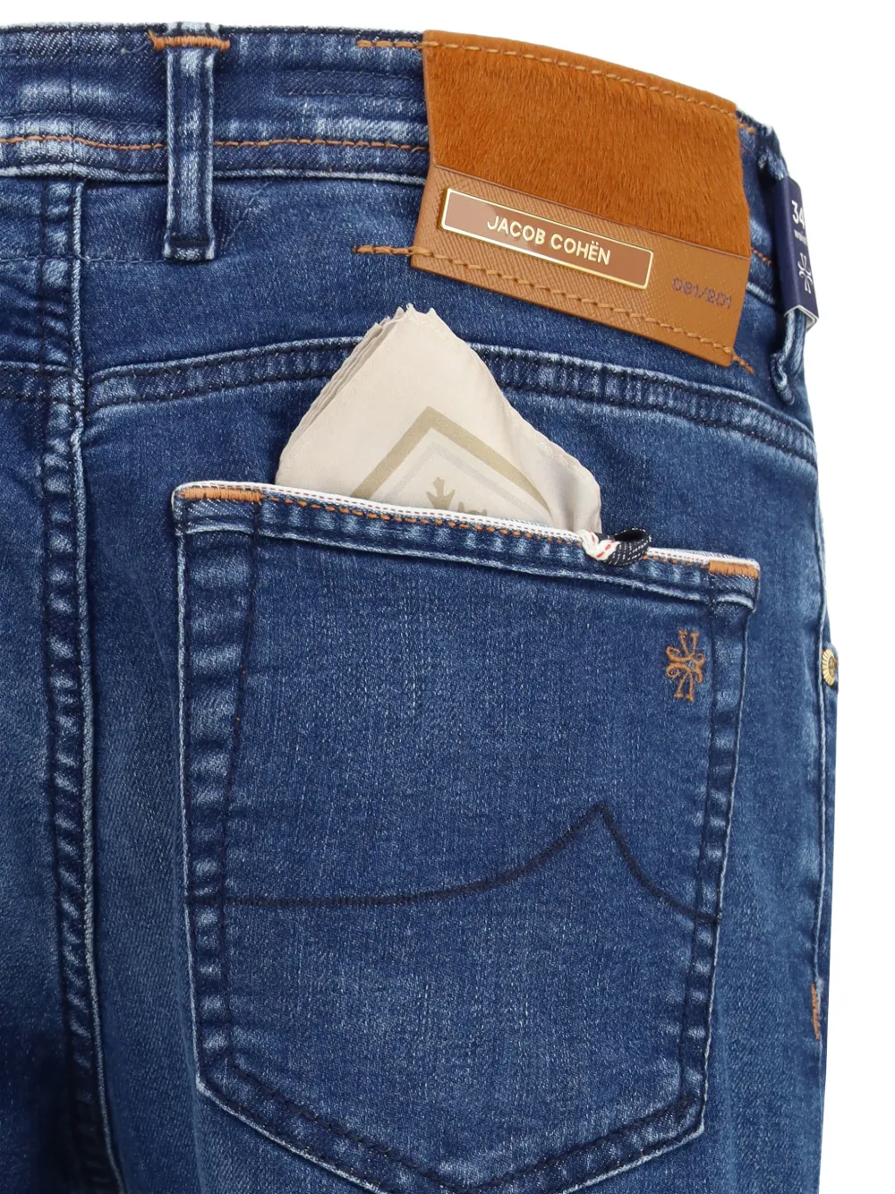 Jacob Cohën Broek met vijf zakken Blauw