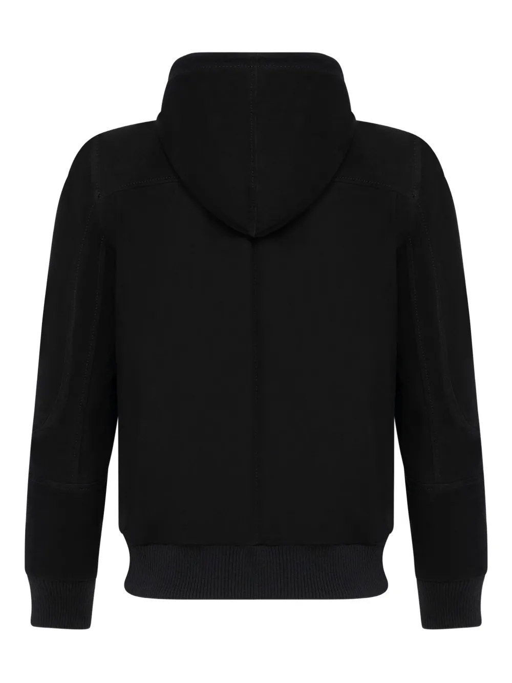 FRANZESE COLLECTION 皮质拉链连帽夹克 | 皮夹克 | Image 2