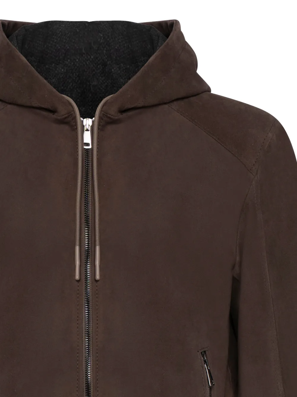Franzese Collection Franzese Napoli Bugatti Model Jacket In Brown