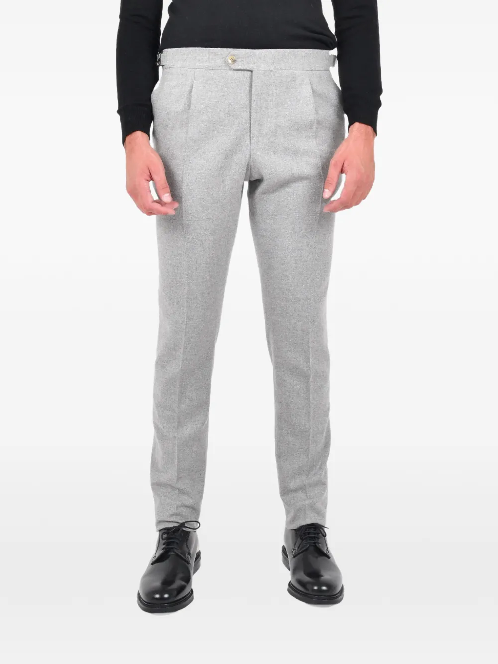FRANZESE COLLECTION darted tailored trousers | Grey | Image 1