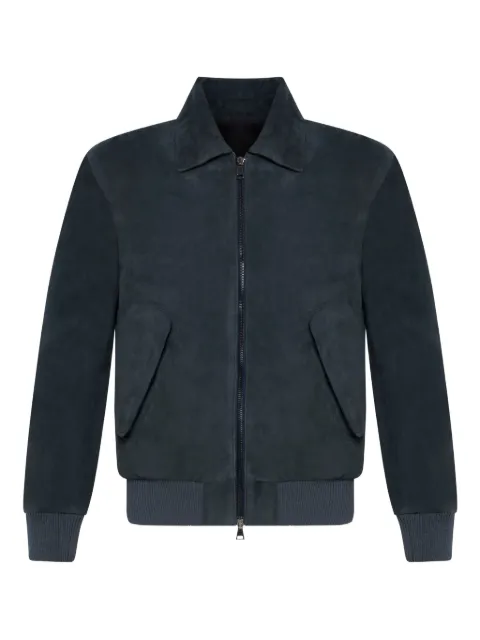 FRANZESE COLLECTION suede zip jacket