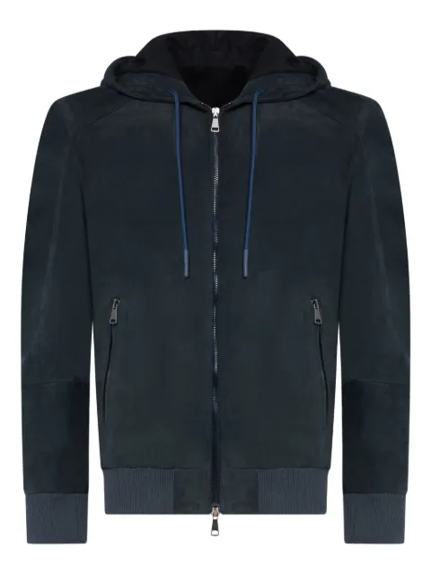 FRANZESE COLLECTION 连帽皮夹克