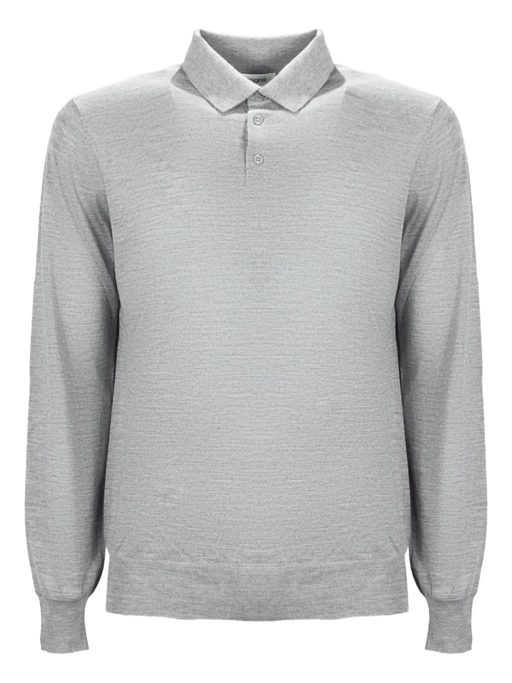 Kangra wool polo shirt - Grigio