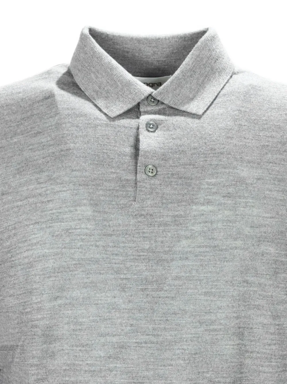 Kangra wool polo shirt - Grijs