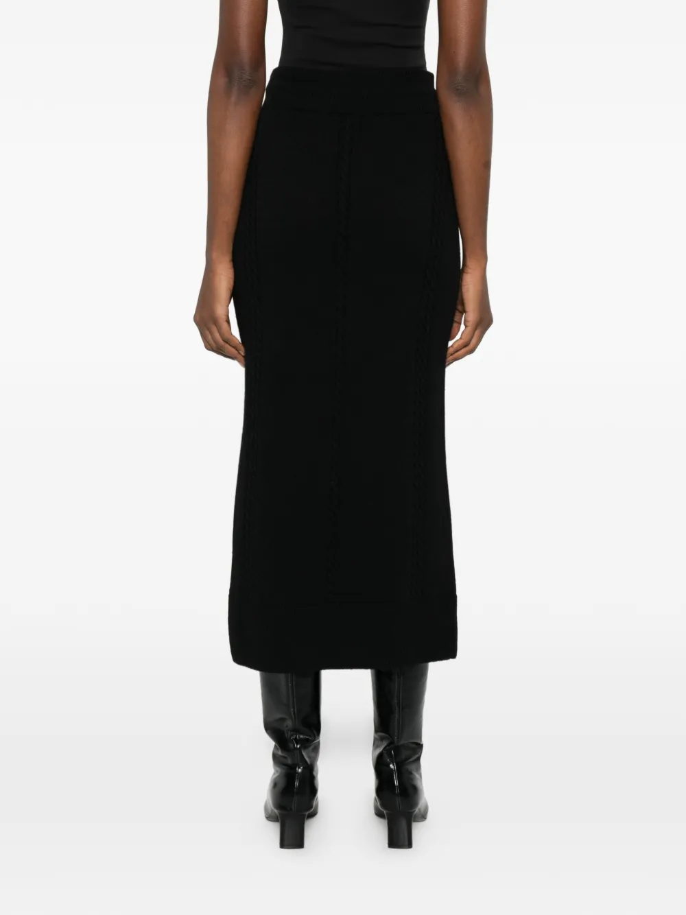Ermanno Scervino Rok met trekkoord Zwart