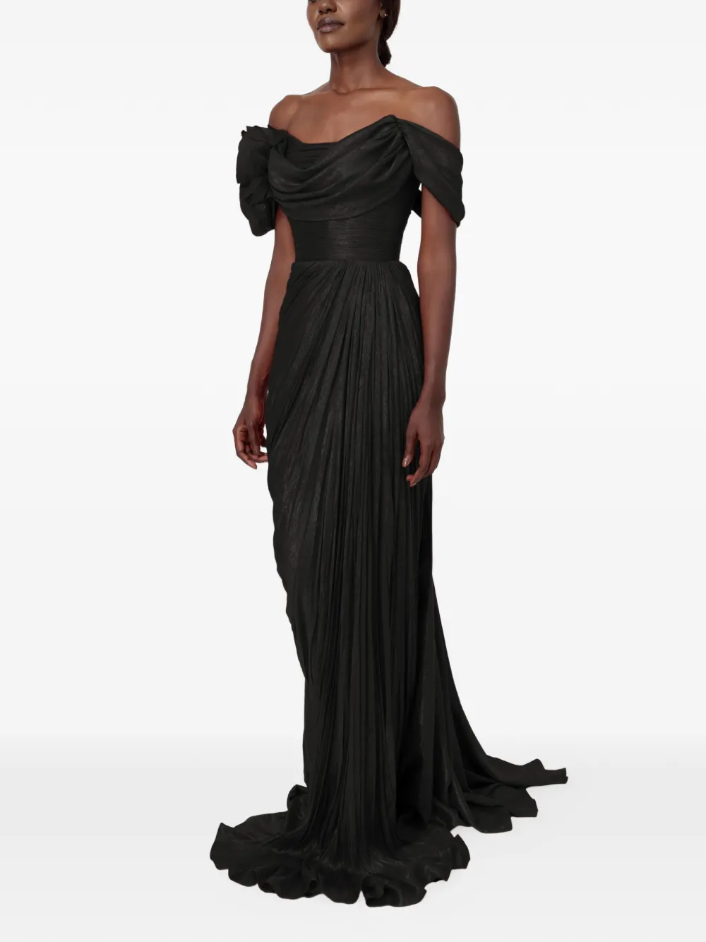 Iris Serban Zara Maxi Dress In Animal Print