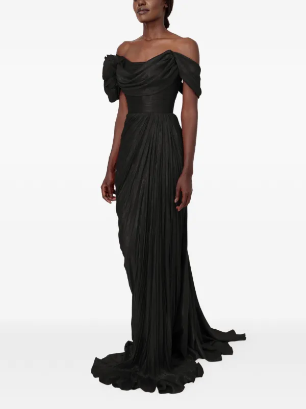 zara long evening dresses Iris Serban Zara Maxi Dress | Black