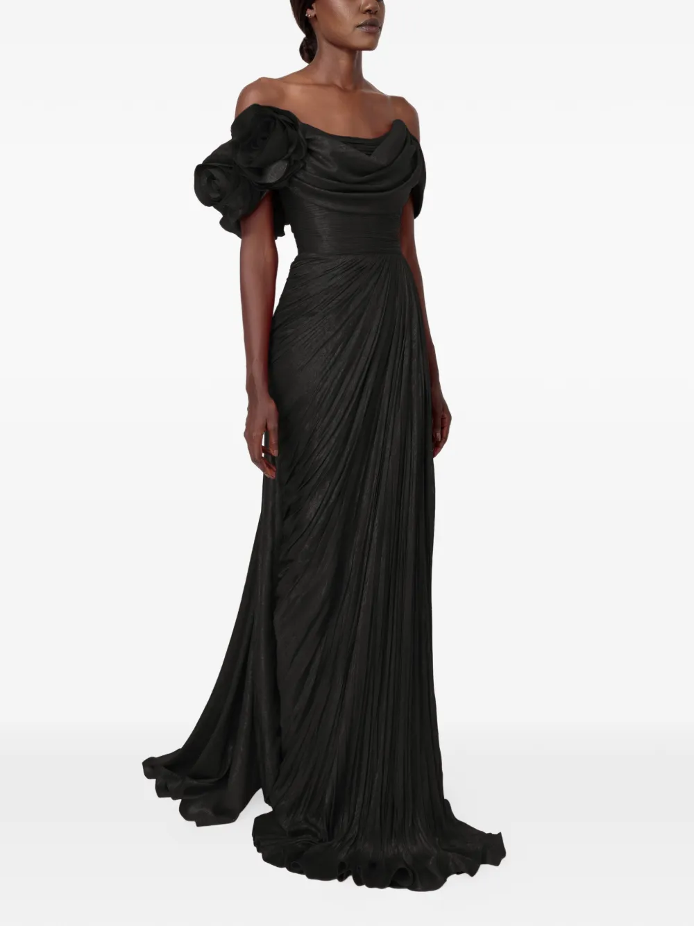 Iris Serban Zara Maxi Dress In Animal Print