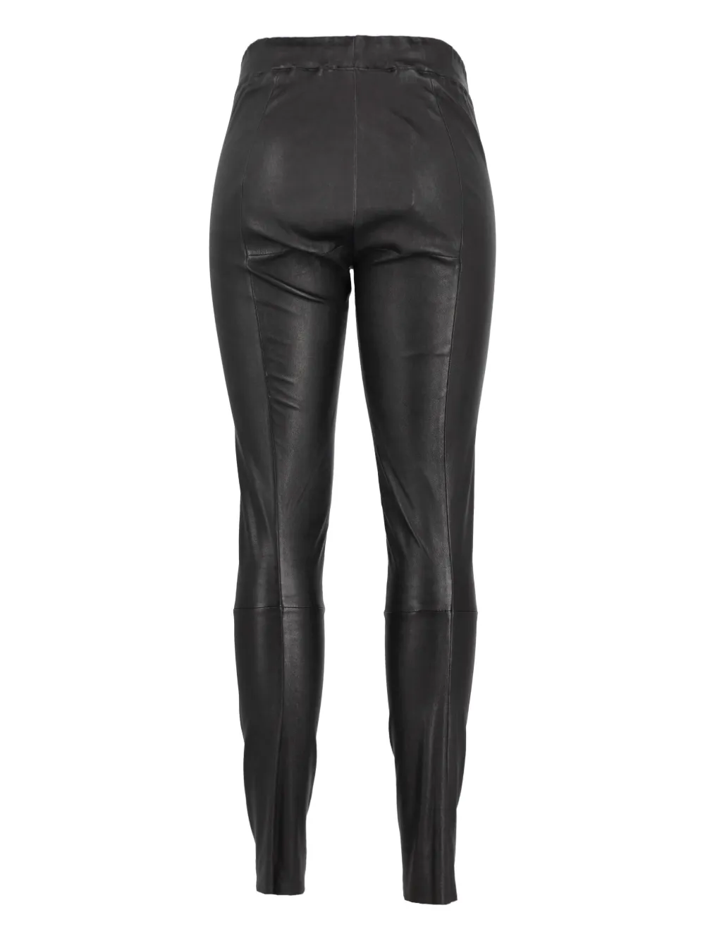 Vintage leather trousers - Zwart